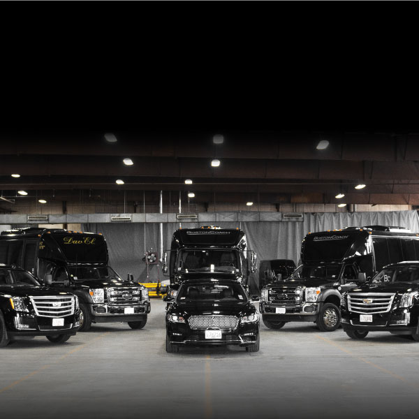 Dav El BostonCoach fleet of sedans SUVs vans and executive transportation vehicles