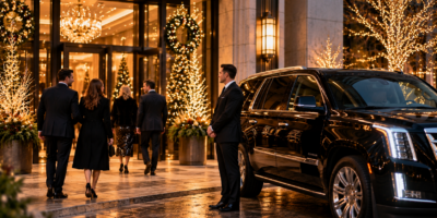 Luxurious Holiday Hotel Arrival